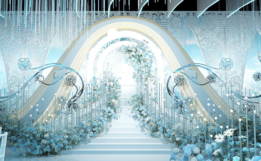 眉山釡香烙馍村水晶厅效果展示